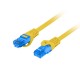 LANBERG PATCHCORD S/FTP CAT.6A 3M YELLOW LSZH