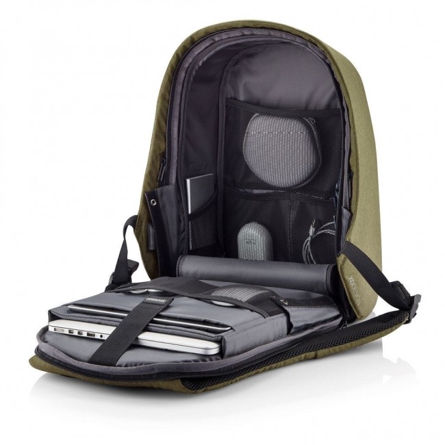 XD DESIGN ANTI-THEFT BACKPACK BOBBY HERO REGULAR GREEN P/N: P705.297 XD DESIGN ANTI-THEFT BACKPACK BOBBY HERO REGULAR GREEN P/N: P705.297