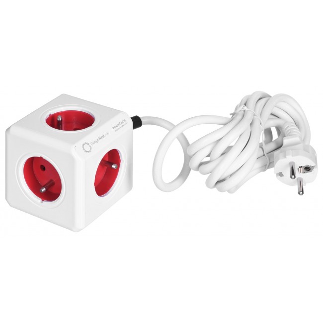 Allocacoc 2304/FREXPC power extension 3 m 5 AC outlet(s) Indoor Red, White Allocacoc 2304/FREXPC power extension 3 m 5 AC outlet(s) Indoor Red, White