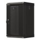 Lanberg WF11-3309-10B rack cabinet 9U Wall mounted rack Black