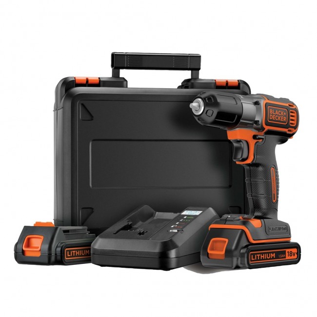 Black & Decker ASD18KB-QW drill Black, Orange Black & Decker ASD18KB-QW drill Black, Orange