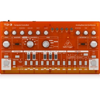 Behringer TD-3-TG Syntezator linii basowej pomara czowy prze roczysty