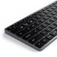 Satechi Slim X1 keyboard Office Bluetooth QWERTY English Black, Grey Satechi Slim X1 keyboard Office Bluetooth QWERTY English Black, Grey