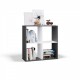 MALAX 2X2 SHELVING UNIT, ANTHRACITE/WHITE MALAX 2X2 SHELVING UNIT, ANTHRACITE/WHITE