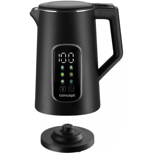 Concept RK-3385 Electric kettle 1.7 L 2200 W Black
