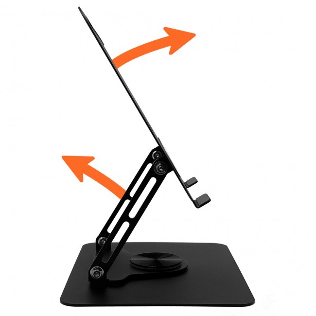 Adjustable, rotatable, ergonomic laptop stand 10 17 LAPTOP STAND ROTO MT2662