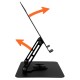 Adjustable, rotatable, ergonomic laptop stand 10 17 LAPTOP STAND ROTO MT2662