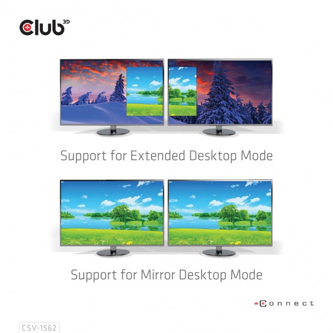 CLUB3D The CSV-1562 is an USB3.2 Gen1 Type-C Universal Triple 4K30Hz Charging Docking Station and is DisplayLink Certified. The Universal Charging Dock