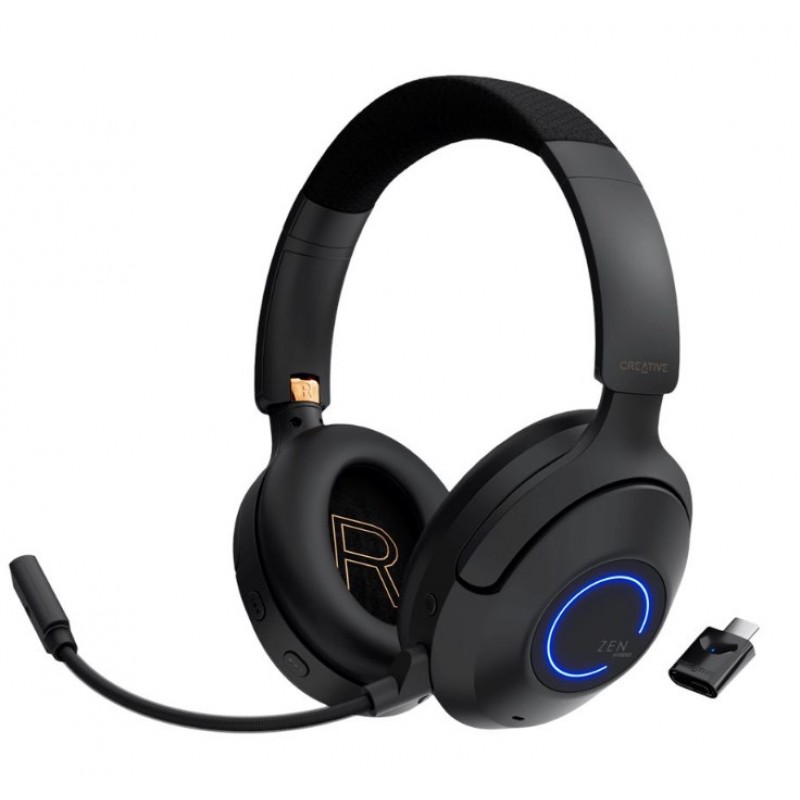 Creative Labs Zen Hybrid Pro Classic Headset Wireless Head-band Gaming USB Type-C Bluetooth Black Creative Labs Zen Hybrid Pro Classic Headset Wireless Head-band Gaming USB Type-C Bluetooth Black