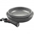 BALLARINI TORRE Set of 2 frying pans (24 + 28 cm) 1H