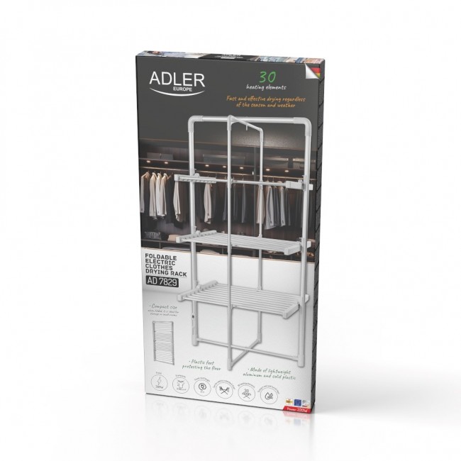 Adler AD 7829 Foldable electric clothes dryer Adler AD 7829 Foldable electric clothes dryer