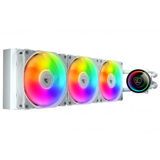 COUGAR CPU Water Cooling, Poseidon Elite 360, ARGB, White