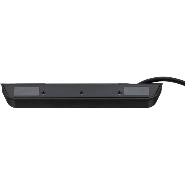 Brennenstuhl 1153590410 power extension 2 m 4 AC outlet(s) Indoor Black, Silver