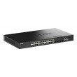 D-Link 28-Port Gigabit Stackable PoE+ Smart Managed Switch with 4 x 10G SFP+ Ports