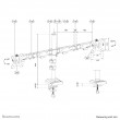 Monitor Desk Mount 10-32