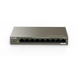 Tenda TEF1109P-8-102W network switch Fast Ethernet (10/100) Power over Ethernet (PoE) Metallic