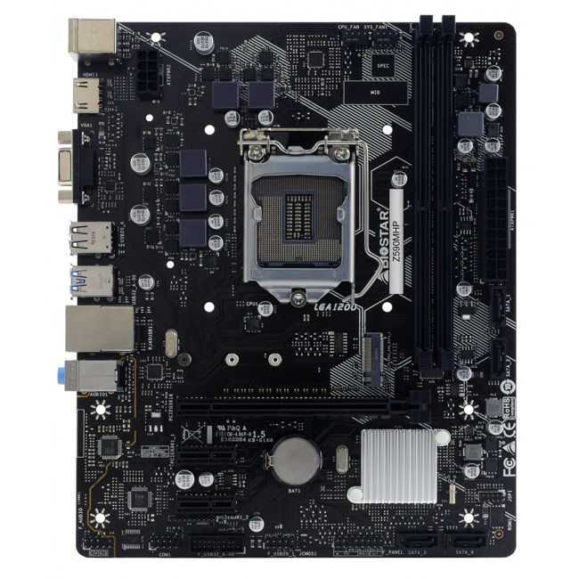 Biostar Z590MHP Intel Z590 LGA 1200 (Socket H5) micro ATX