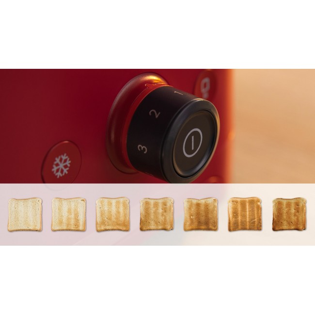 Bosch TAT3M124 toaster 2 slice(s) 950 W Red