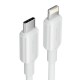 USB-C to Lightning Cable 3A 480Mbps 1m WHITE