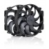 NF-A14x25r G2 PWM Sx2-PP chromax.black - dual fan set, black