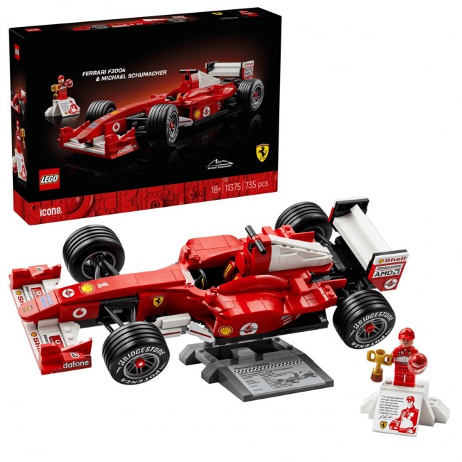LEGO ICONS 11375 Ferrari F2004 & Michael Schumacher LEGO ICONS 11375 Ferrari F2004 & Michael Schumacher