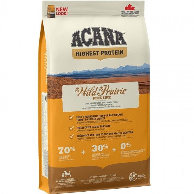 ACANA Highest protein Wild Prairie Dog - dry dog food - 11,4kg