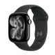 Apple Watch Series 11 GPS 42mm Jet Black Aluminium Case with Black Sport Band - S/M