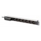Digitus Aluminum socket strip, 7-way with circuit breaker