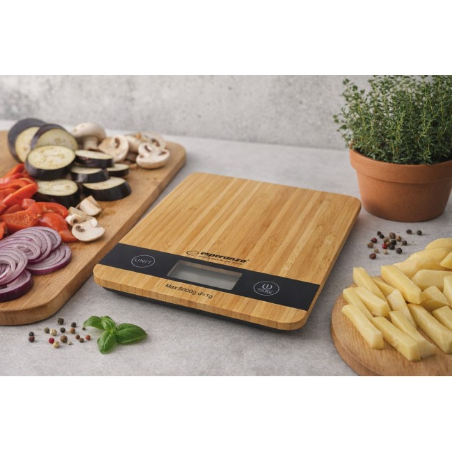 Esperanza EKS005 Electronic kitchen scale Bambus Tabletop Rectangle