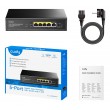 Cudy GS1005PTS1 network switch Gigabit Ethernet (10/100/1000) Power over Ethernet (PoE) Black