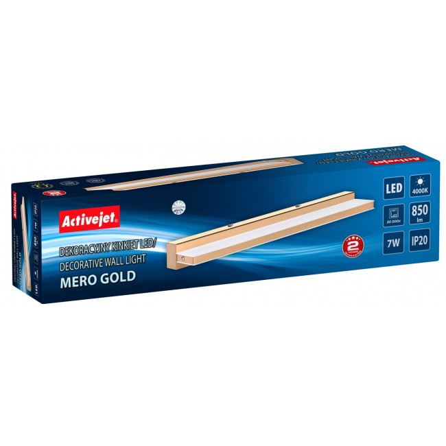 Activejet AJE-MERO GOLD LED wall lamp