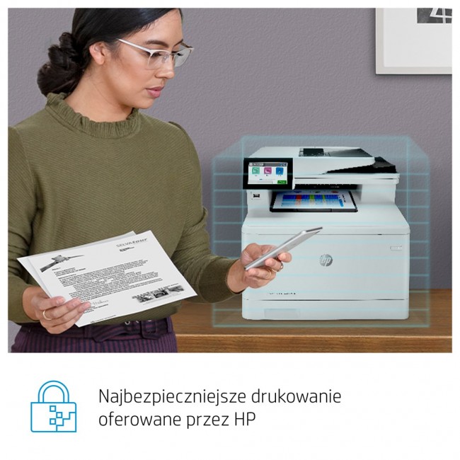 HP Color LaserJet Enterprise LaserJet Enterprise M480f Multifunction Color Printer, Ethernet Only Copier, Scanner