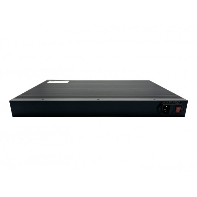 LevelOne 28-Port L2 Plus Managed Gigabit Fiber Industrial Switch, 4x 1.25/2.5GbE SFP, 16x 1.25GbE SFP, 8x Gigabit SFP/RJ45 Combo, Redundant Power Supply, -40 C to 80 C