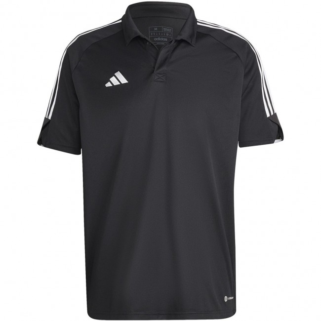 adidas Tiro 23 League Polo Men's T-Shirt Black HS3578 S adidas Tiro 23 League Polo Men's T-Shirt Black HS3578 S