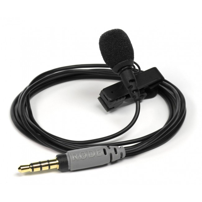 R DE smartLav+ Black Lavalier/Lapel microphone