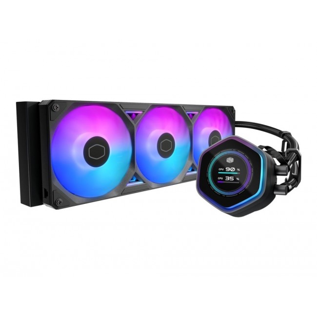 Cooler Master MasterLiquid Atmos II 360 LCD Black Processor All-in-one liquid cooler 12 cm 1 pc(s)