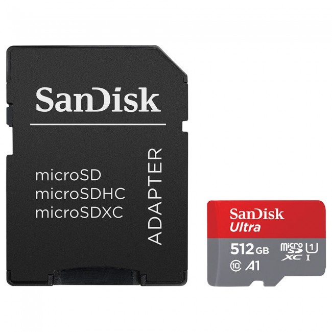 SanDisk Ultra 512 GB MicroSDXC UHS-I Class 10