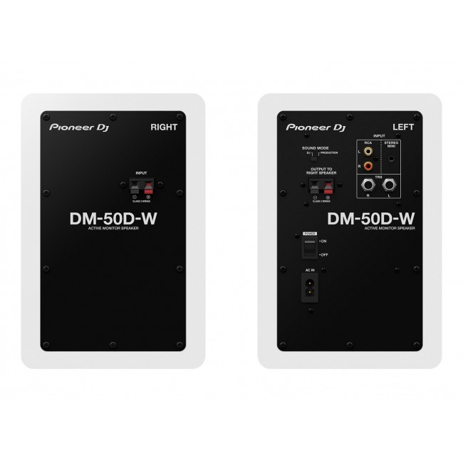 Pioneer DM-50D 2-way White Wired 50 W