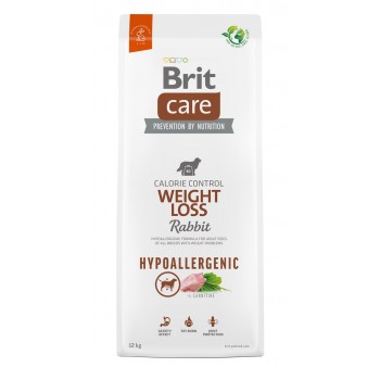 BRIT Care Hypoallergenic Adult Weight Loss Rabbit - dry dog food - 12 kg