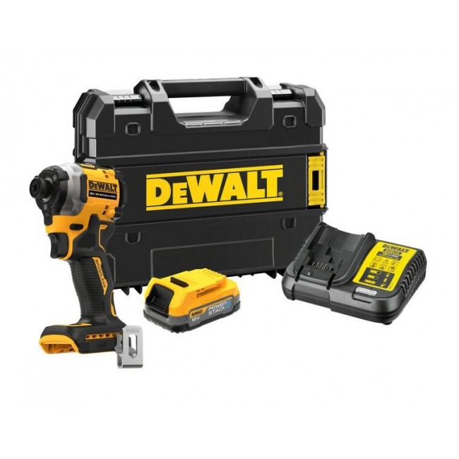 DEWALT.ZAKRĘTARKA UDAR.18V DCF850E1T 208Nm 1x1,7Ah POWERSTACK TSTAK DEWALT.ZAKRĘTARKA UDAR.18V DCF850E1T 208Nm 1x1,7Ah POWERSTACK TSTAK