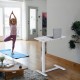 Maclean mobile desk/laptop stand, white, height adjustment 76-109cm, max. 30kg , MC-120 W Maclean mobile desk/laptop stand, white, height adjustment 76-109cm, max. 30kg , MC-120 W