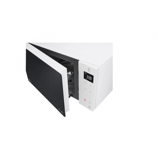 LG MS 23 NECBW, Over the range, Solo microwave, 23 L, 1000 W, Touch, Black, White