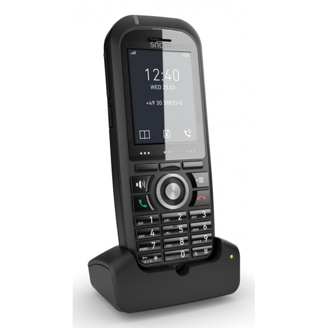 Snom M70 DECT telephone handset Caller ID Black Snom M70 DECT telephone handset Caller ID Black