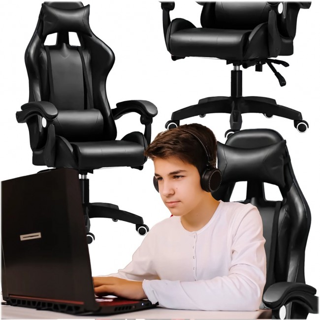 Extralink Gaming | Gaming Chair | office, rotary, bucket, black, G-524 Extralink Gaming | Gaming Chair | office, rotary, bucket, black, G-524
