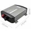 Qoltec Smart Professional Monolith Battery Charger for LiFePO4 AGM GEL SLA batteries | 60A | 12V | Fast charging