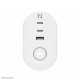 Neomounts DS22-840WH6 Desk socket with clamp and USB-C and USB-A ports - Quick charge