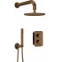 Concealed shower set with mixing box and head