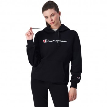 Champion Hooded Women's Sweatshirt Black 117529 KK001 M