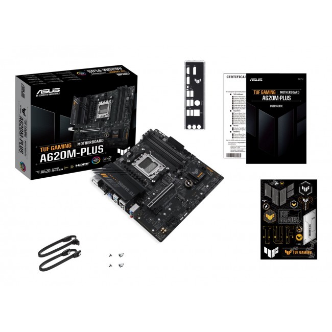 ASUS TUF GAMING A620M-PLUS AMD A620 Socket AM5 micro ATX