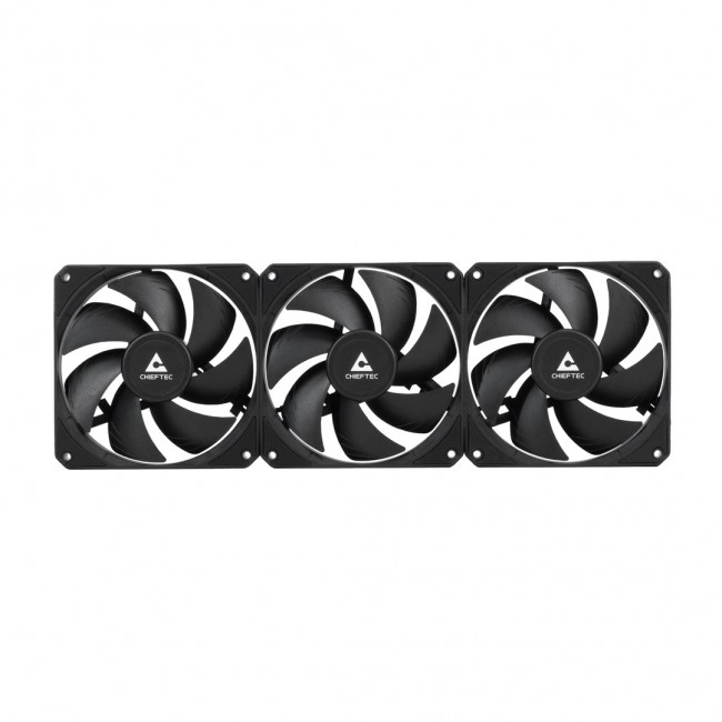 Chieftec CLC-360-VRM-BLK computer cooling system Computer case All-in-one liquid cooler 12 cm Black